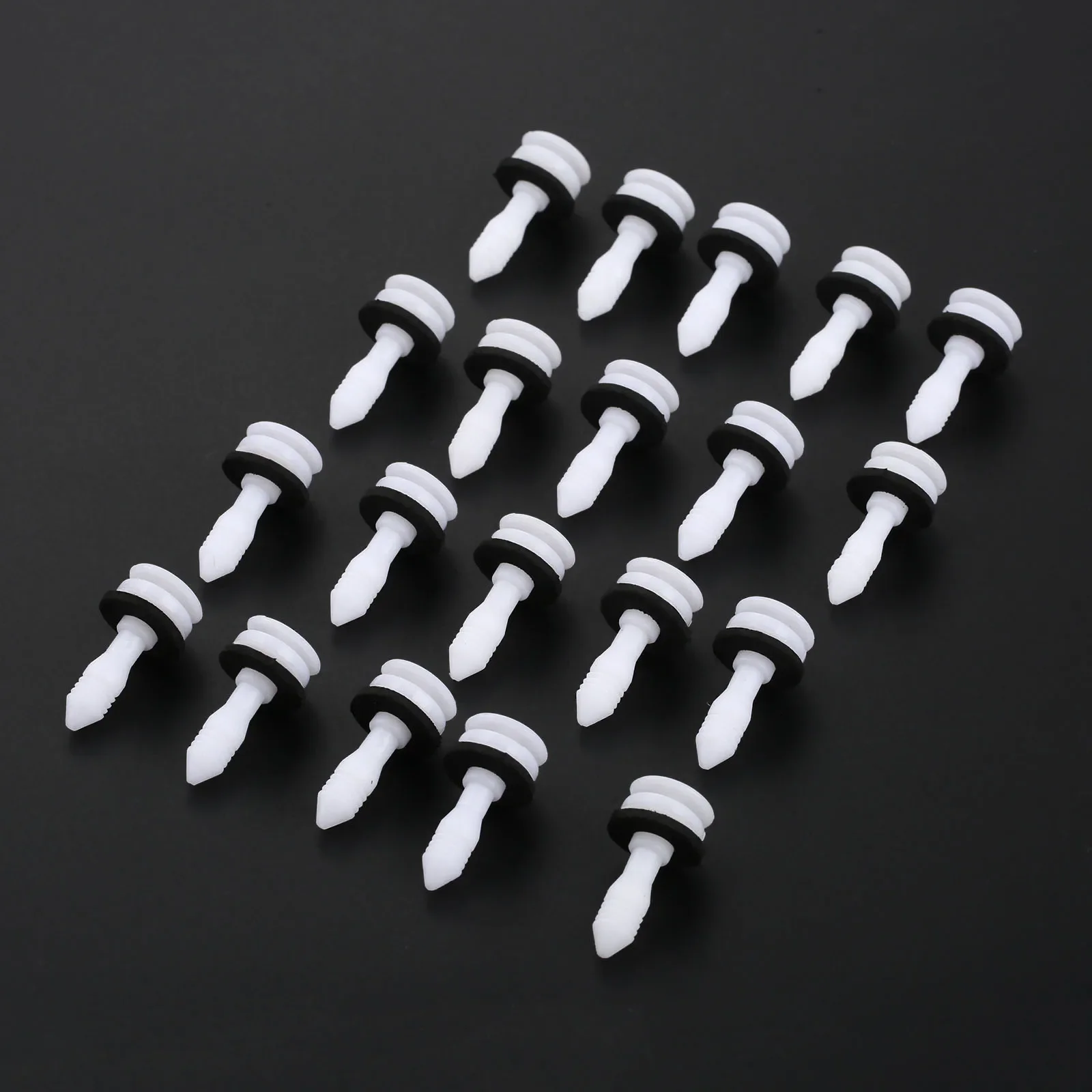 20Pcs Car Door Card Panel Trim Interior Fastener Clips C2S13494 For Jaguar S X Type Automobile Plastic Rivets Car Clips White