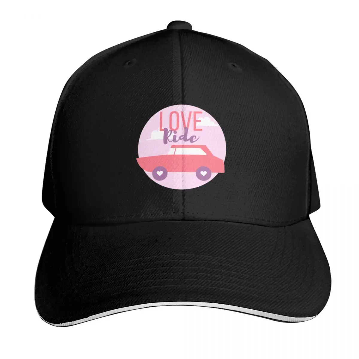 Love Ride Baseball Cap Casual Daily Wear Quick Dry Performance Cotton Twill Breathable