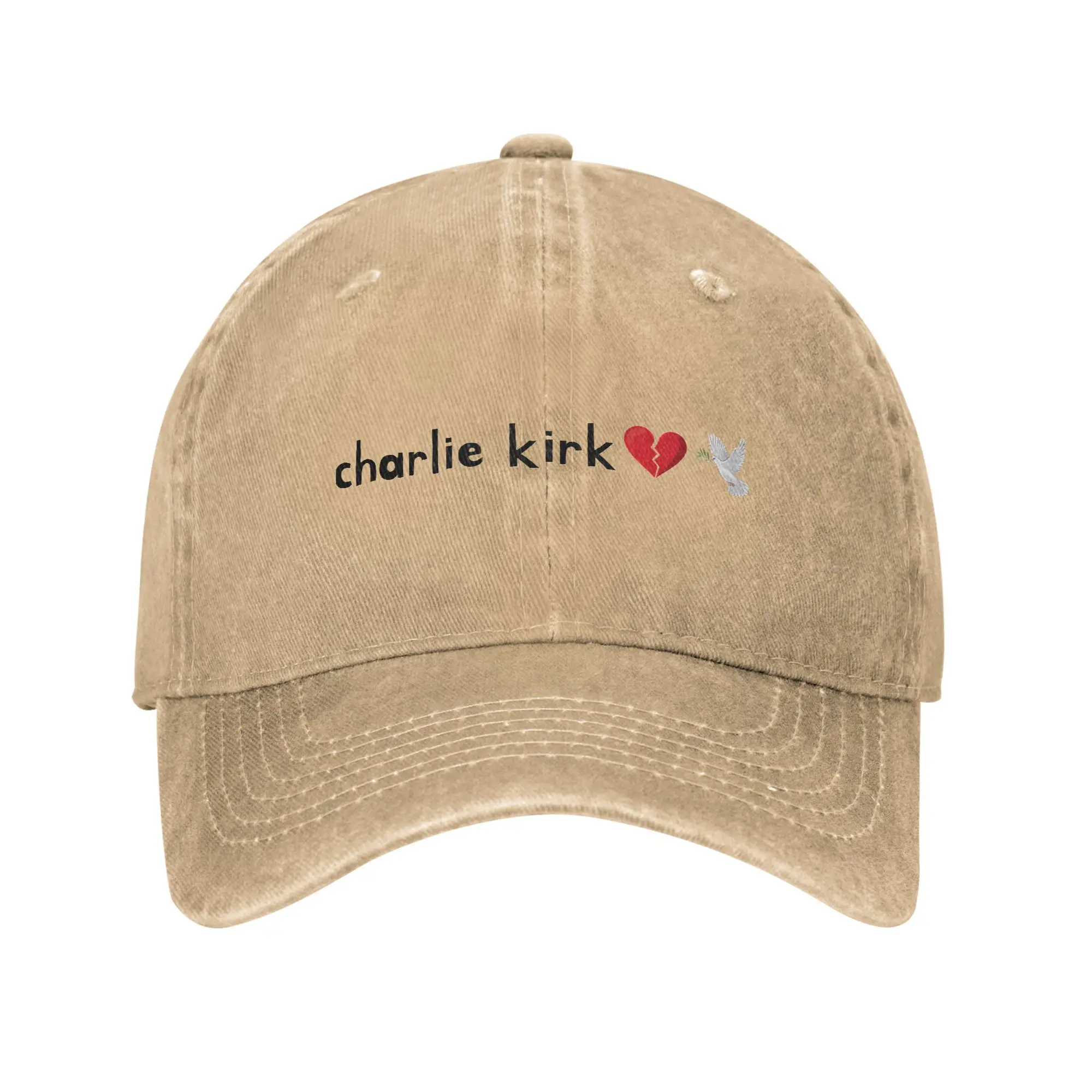 

Charlie Kirk Casual Baseball Cap Kpop Rock Trucker Hat Summer High Quality Female Male Fitted Retro Snapback Cap