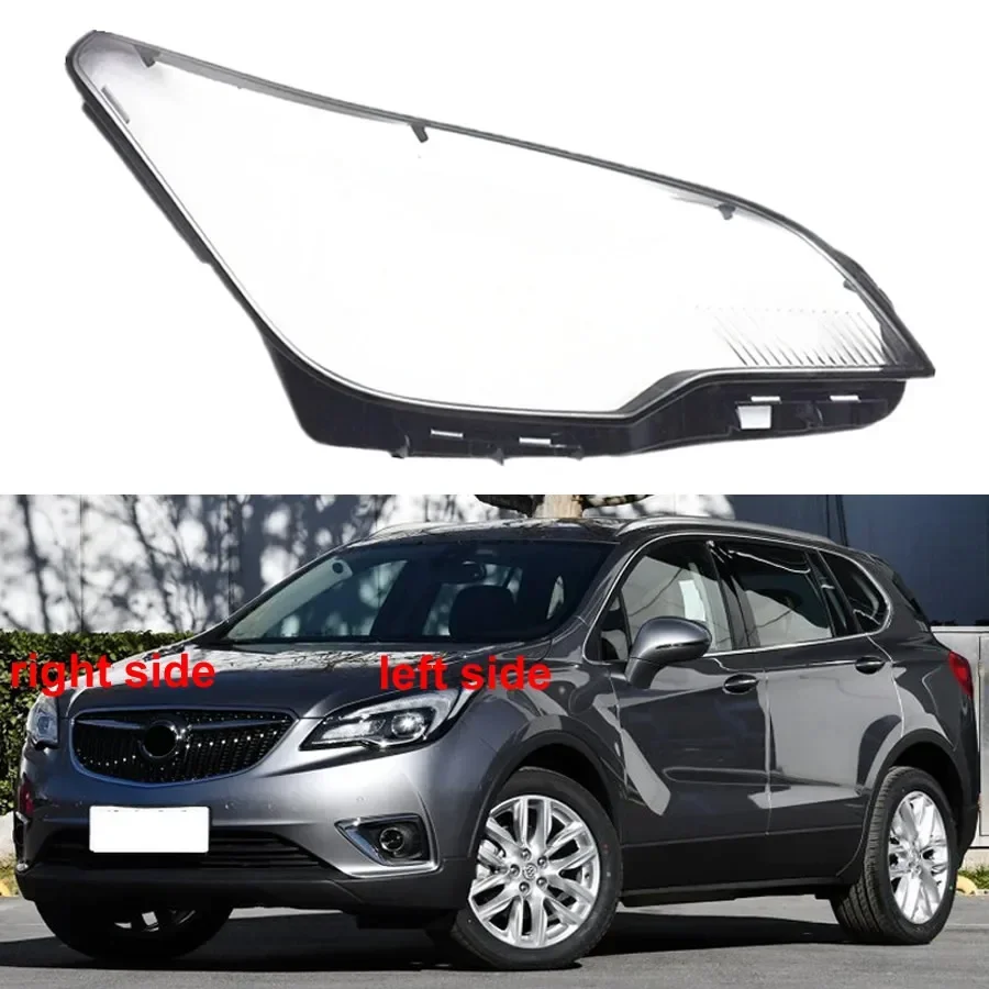 

For Buick Envision 2014 2015 2016 2017 2018 Car Accessories Headlamp Transparent Lampshade Shell Headlight Lens Cover Plexiglass