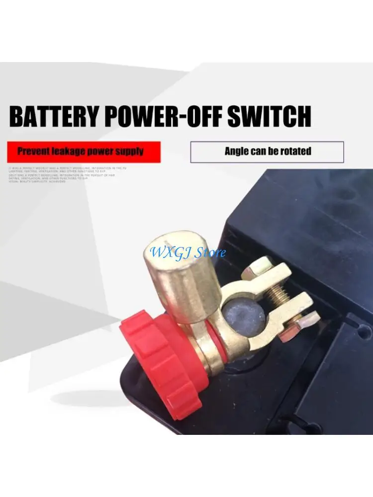 37JE 150A Battery Disconnect Knob Switches Metal Construction Battery Isolator Switches For Motorcycles And Marine Use
