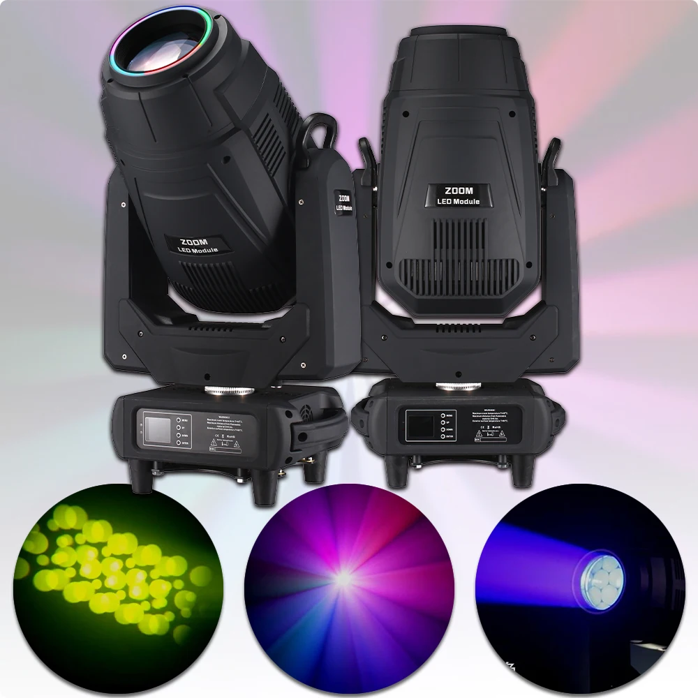 450W LED Beam Spot Wash Moving Head Light DMX Stage Lighting Projector Suitable For DJ Disco Party Concert Professional Stage