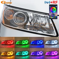 sonata v nf pre facelift 2005 2006 2007 bt app rf controle remoto multi-cor rgb led anjo olhos kit halo anéis