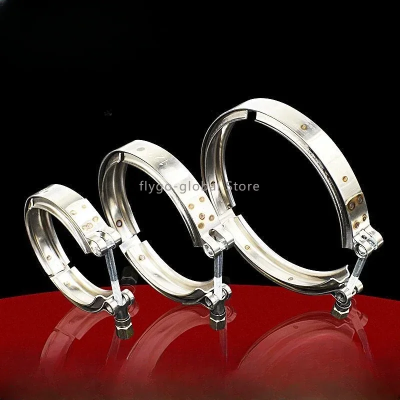 

Подходит для нагнетателей грузовиков, хомуты, выхлопные трубы, трубы интеркулера из нержавеющей стали, двухслойные шлицевые хомуты, хомуты для шлангов