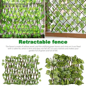 Artificial Wall Wall Screening Roll Wattled, Hera Landscaping Panel, Home Decoration, Rattan Plants, UV Protection 10 Main Sales About Garden - №8
