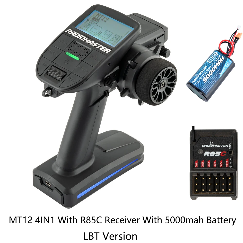 Radiomaster MT12 ExpressLRS 4in1 Multiprotokoll-Oberflächenradio-Controller für RC-Car-Boot 10