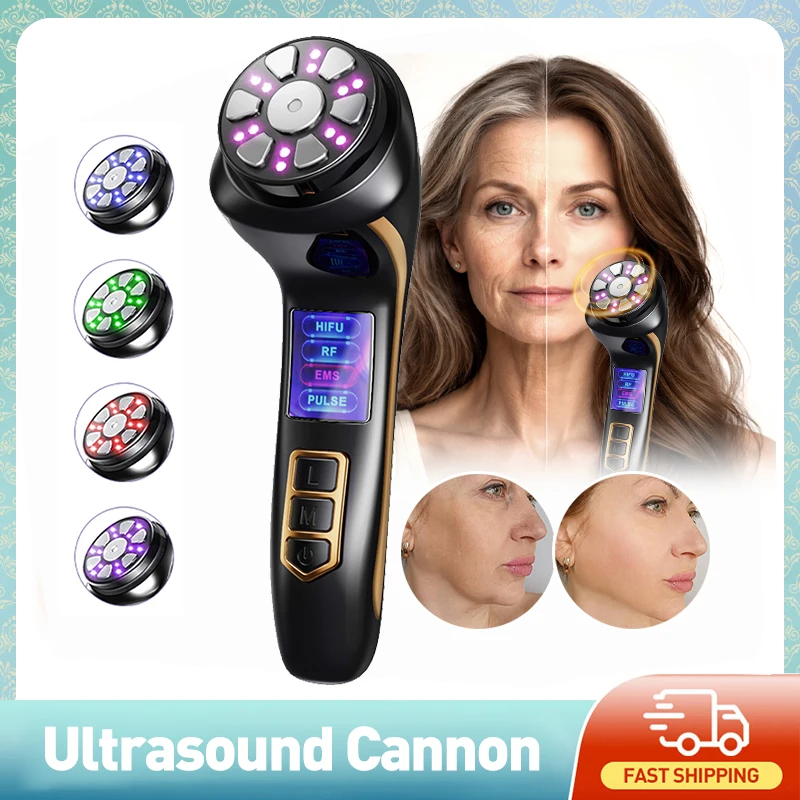 MINI HIFU 3 Facial Radiofrequency Beauty Treatment EMS Micro Current Skin Rejuvenation Lifting Tightening Beauty Instrumentt