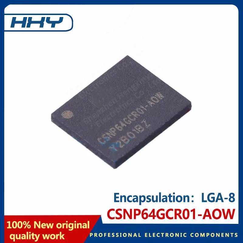 1PCS 64Gbit embedded storage device CSNP64GCR01-AOW LGA-8(7x8.5) package