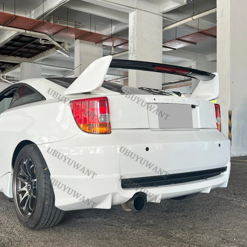 For TOYOTA CELICA 2000-2005 WITH LED LIGHTS ABS Plastic Rear Trunk Wing Tail Car Body Kit Accessories