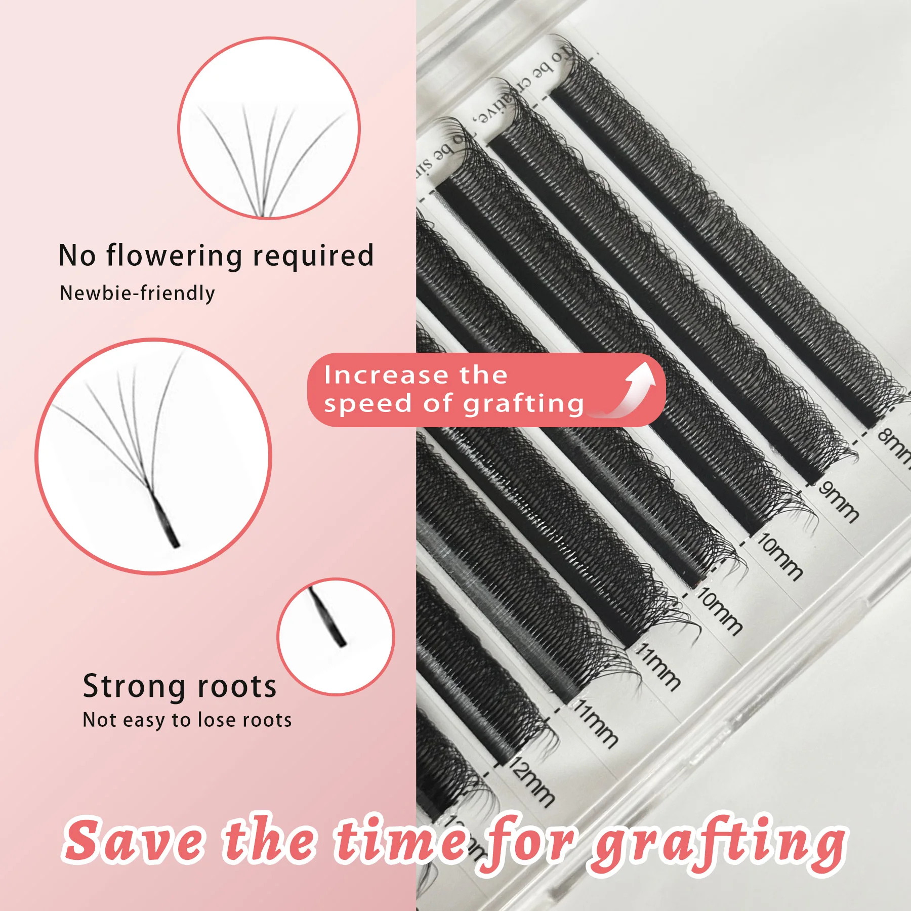 5D Hybrid Extension Eyelashes  - Eyelash Extension Hybrid review and price