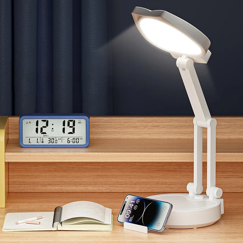 

LED Reading Desk Lamp Foldable Touch with Remote Control Dimmable Wall Lamp USB Charging Office Study Bedside Night Light