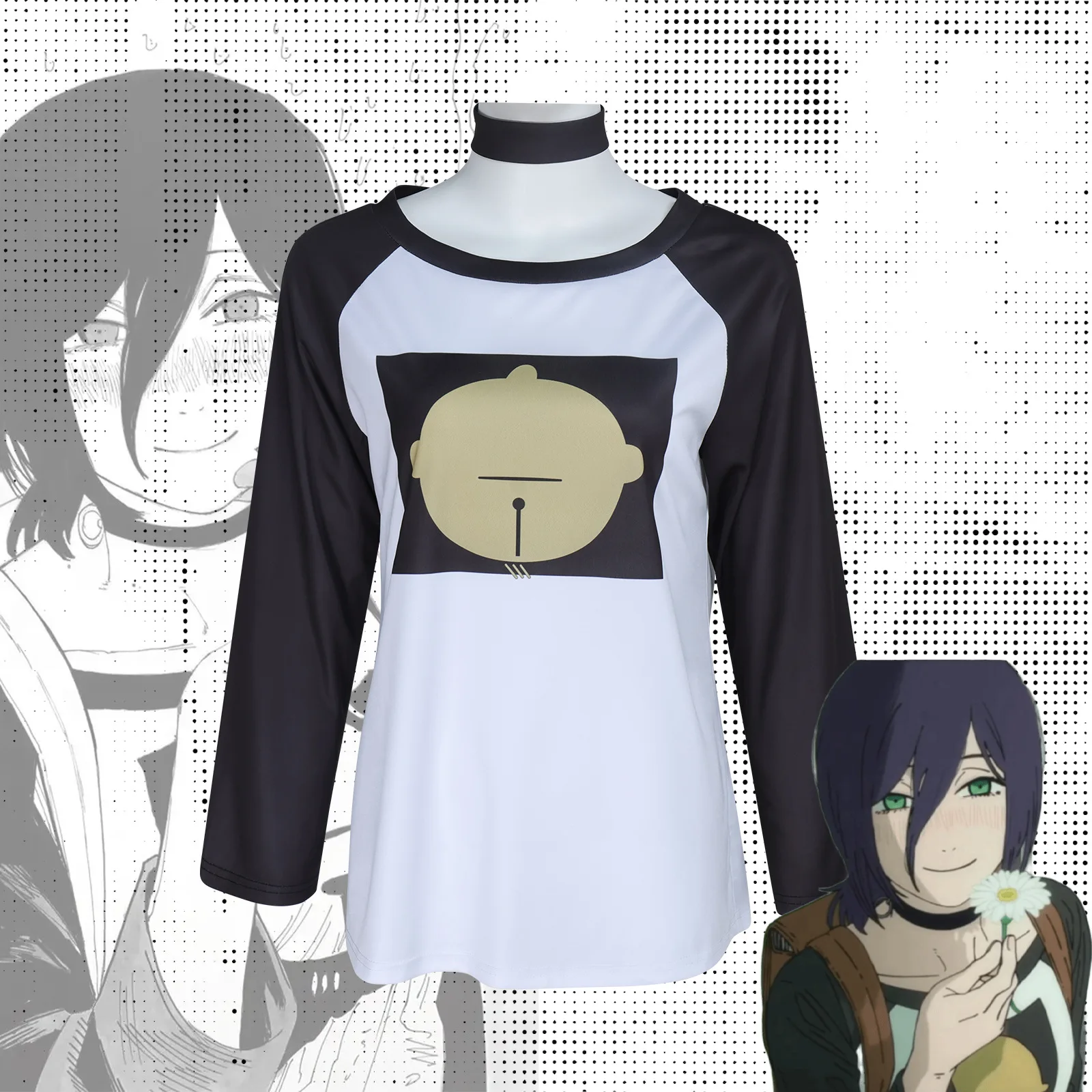 Neue Reze Cosplay T-shirt Sommer Baumwolle Kurzarm T-shirt Cosplay Outfit Anime Kostüm Halloween Kostüm Für Erwachsene