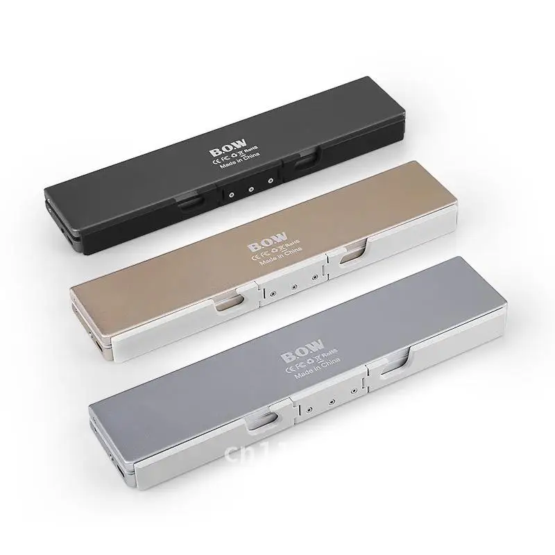 

Hangshi Bow HB199 Bluetooth-клавиатура, складная 60-клавишная клавиатура для Apple Android Xiaomi — нейтральная клавиатура планшета с матовой подсветкой