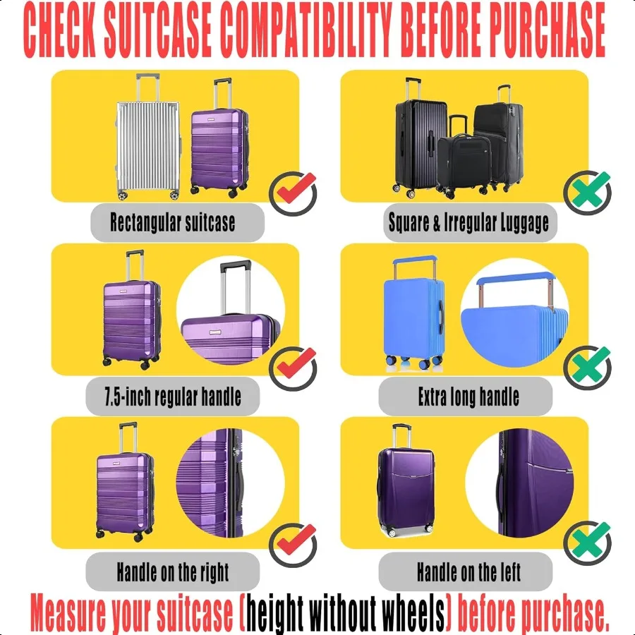 20 Inch Clear PVC Lage Cover 0.2mm Thick Lightweight Waterproof Dustproof AntiScratch Suitcase Cover Lage Covers for Suitcase T