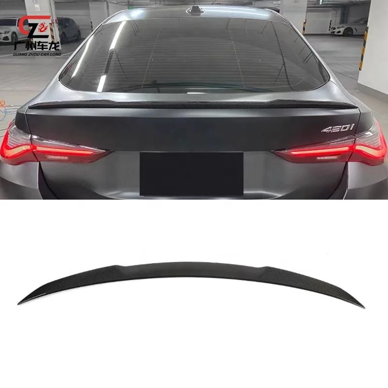 

Hot Selling Carbon Fiber Trunk Lip Tail Wing Rear Spoiler for BMW 4 Series G22 G23 G26 2020+ VS Style