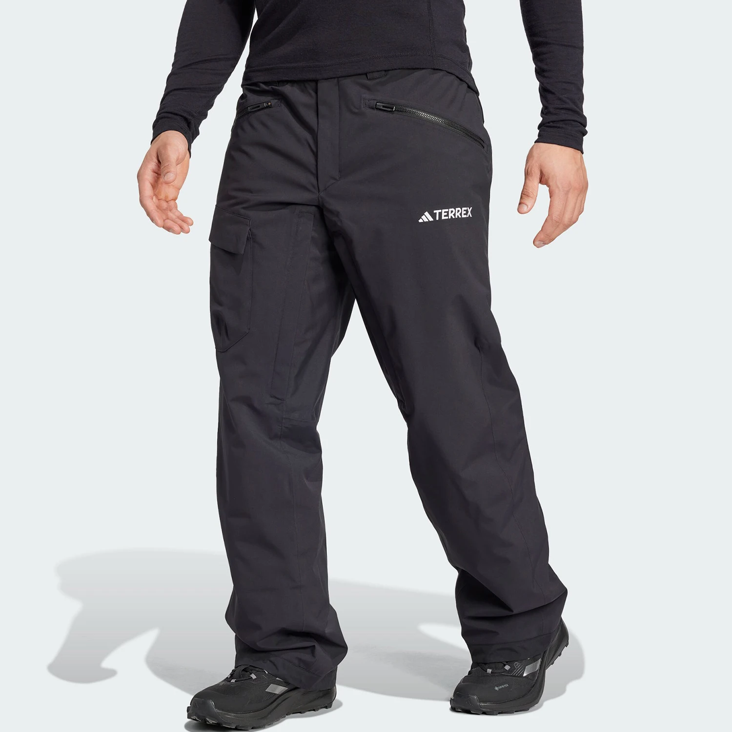 Adidas Authentic Autumn New Men's Outdoor Woven Wear-Resistant Ski Pants JE6641
