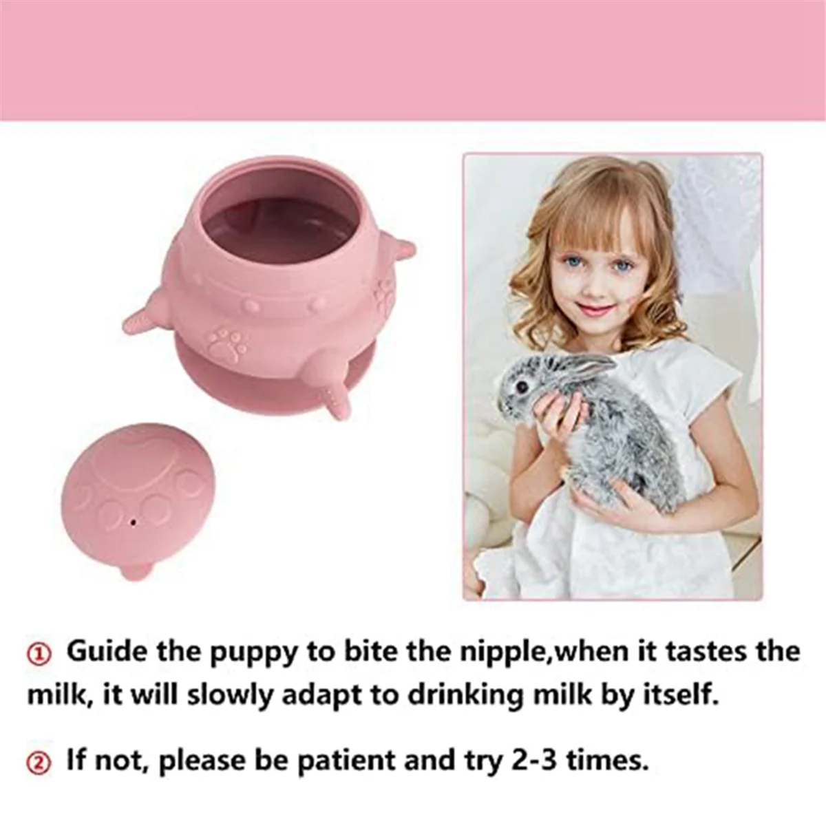 Puppy Bottles for Nursing,Puppy Milk Feeders for Multiple Puppies Nipple,Puppy Feeder Milk Bowl