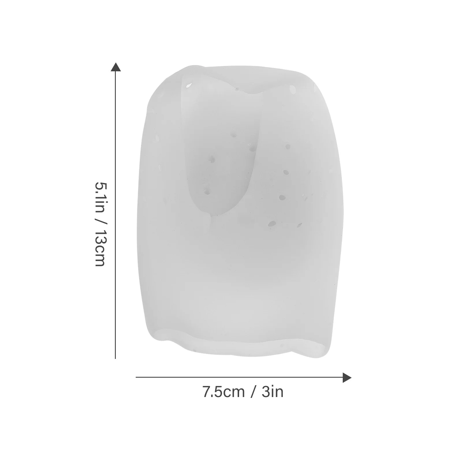 غطاء وسادات كعب من السيليكون نعل داخلي غير مرئي نعل داخلي مرتفع من الداخل وسادات كعب متينة من السيليكون الطبي