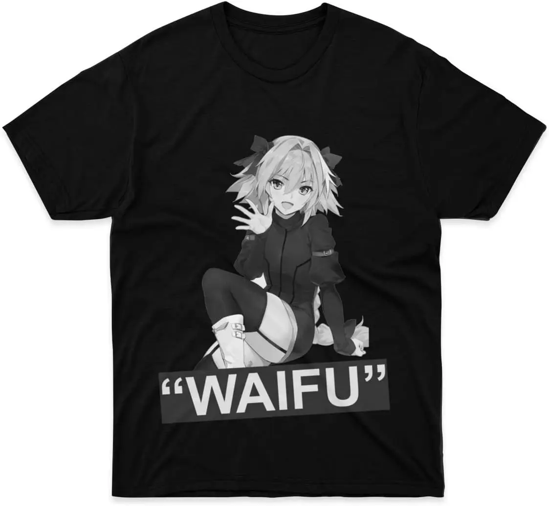 Mens Womens T-Shirt Fate Cotton Astolfo Tee Waifu Shirt Unisex Graphic T Shirts Short Sleeve Top for Girls Boys Teen, One Size