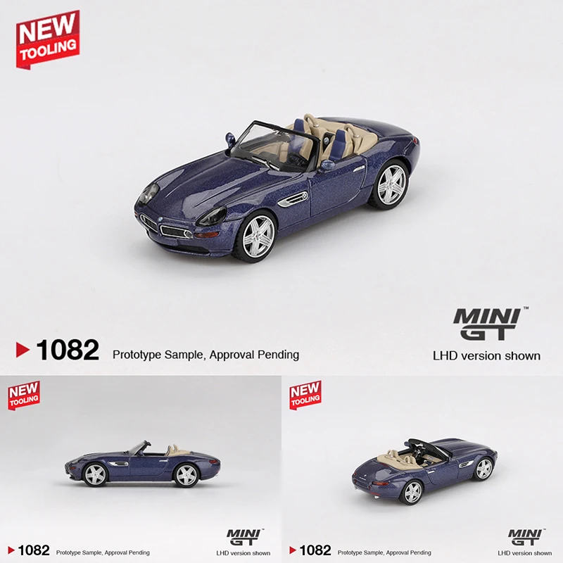 

PreSale MINIGT 1082 1:64 BMW Z8 Alpina Blue Diecast Car Model Collection Toys