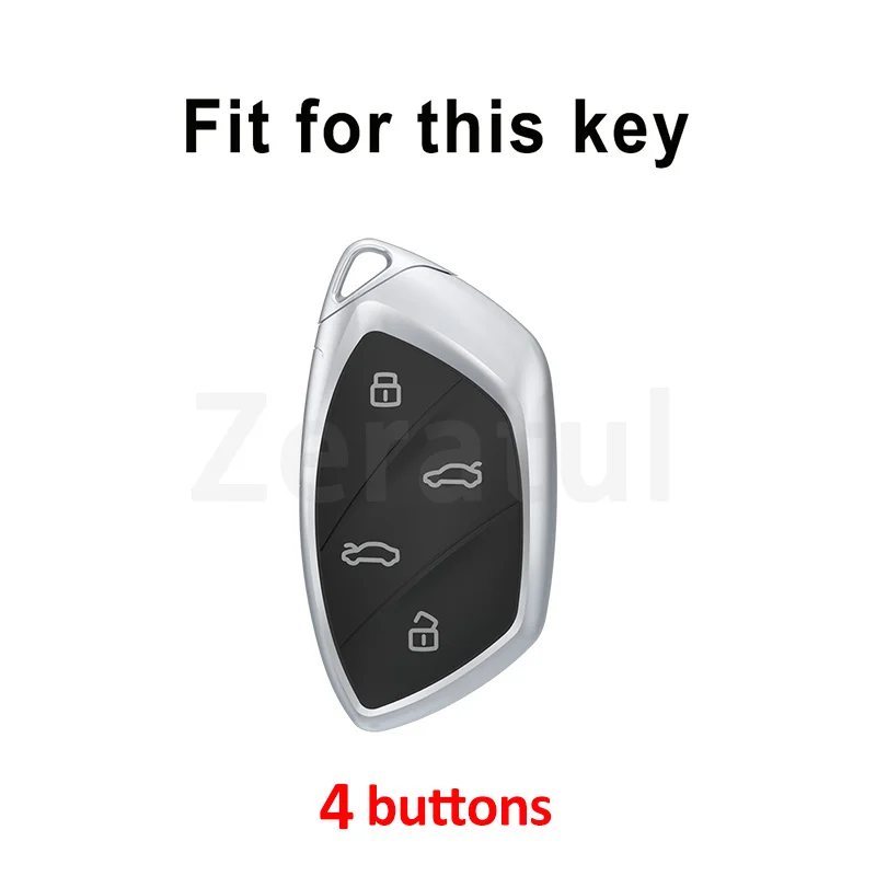 Keyless for Roewe RX3 RX8 ERX5 MARVEL X MARVEL R MG ZS EV MG6 EZS HS EHS RX5 I6 I5 Electric TPU Car Key Case Cover Shell Holder