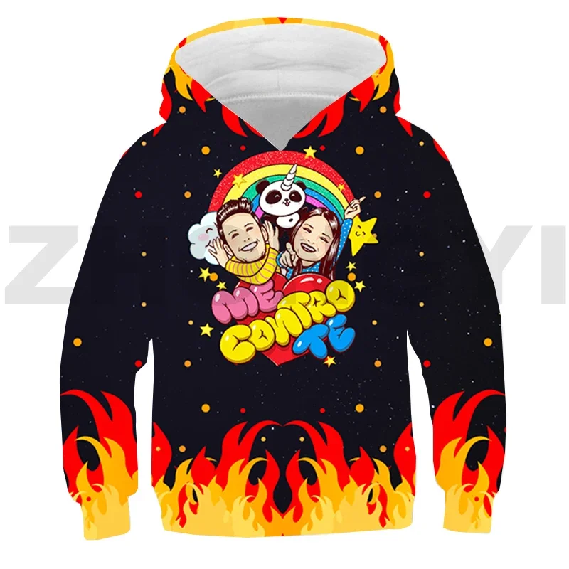 3D Printed Cartoon Pullovers para crianças, Cute Me Contro Te, Camisolas Anime, Hoodies Criança, Lounge Wear, Roupas Harajuku