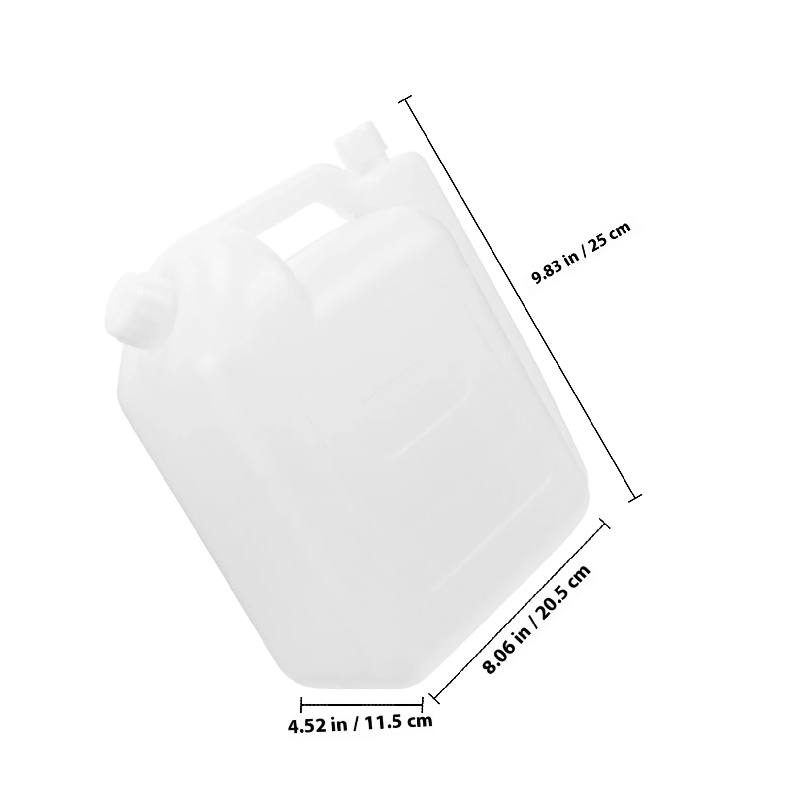 1 stücke Heizöl Flasche 4L Tragbare Mix Tank Für 2 Takt Motor Klare Benzin Dosen 4 Liter Verhältnis messung Werkzeug