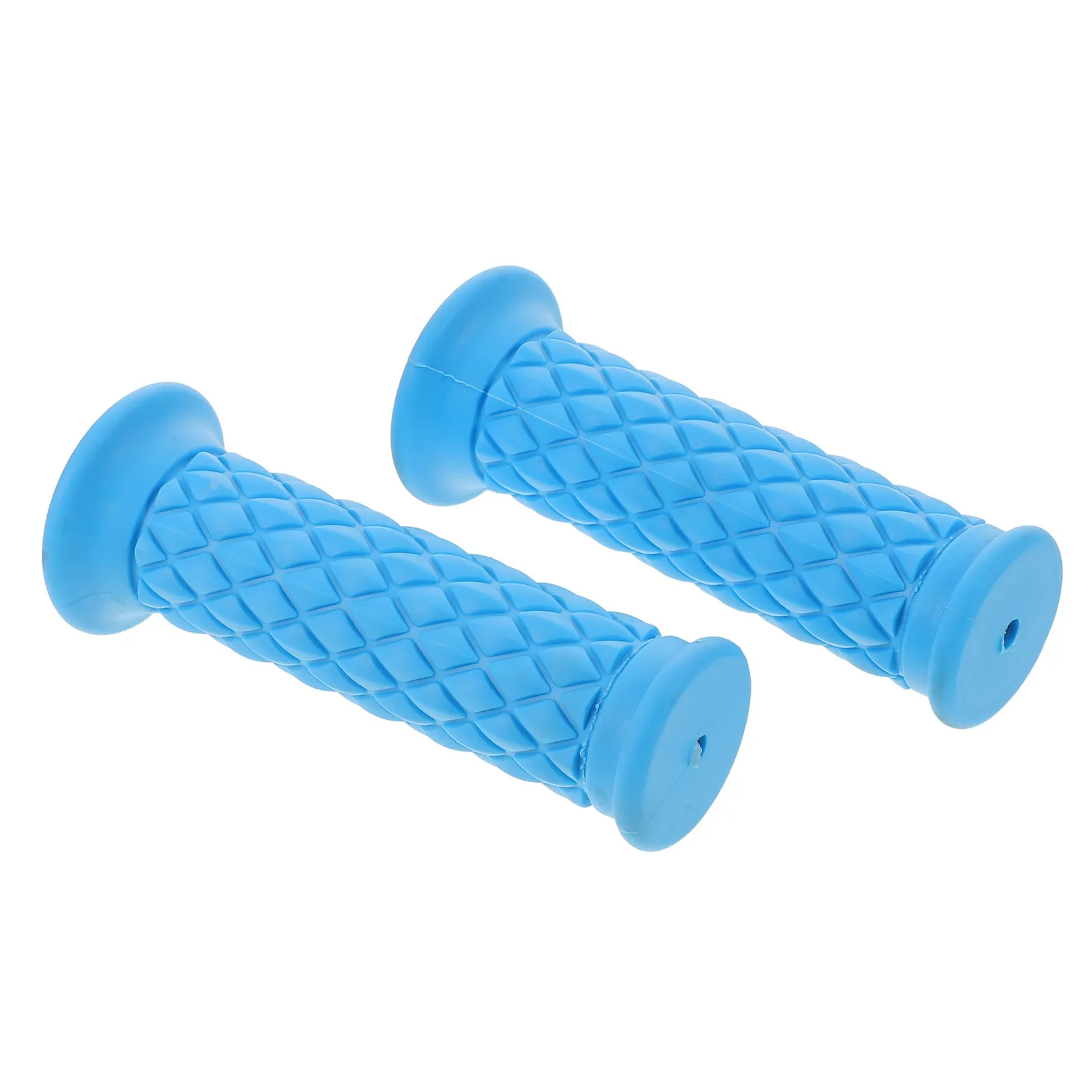 2Pcs Universal Vintage Motorcycle Handlebar Grips Rubber Non-Slip 22Mm Throttle Bike Handle Cover Replacement for Scooters