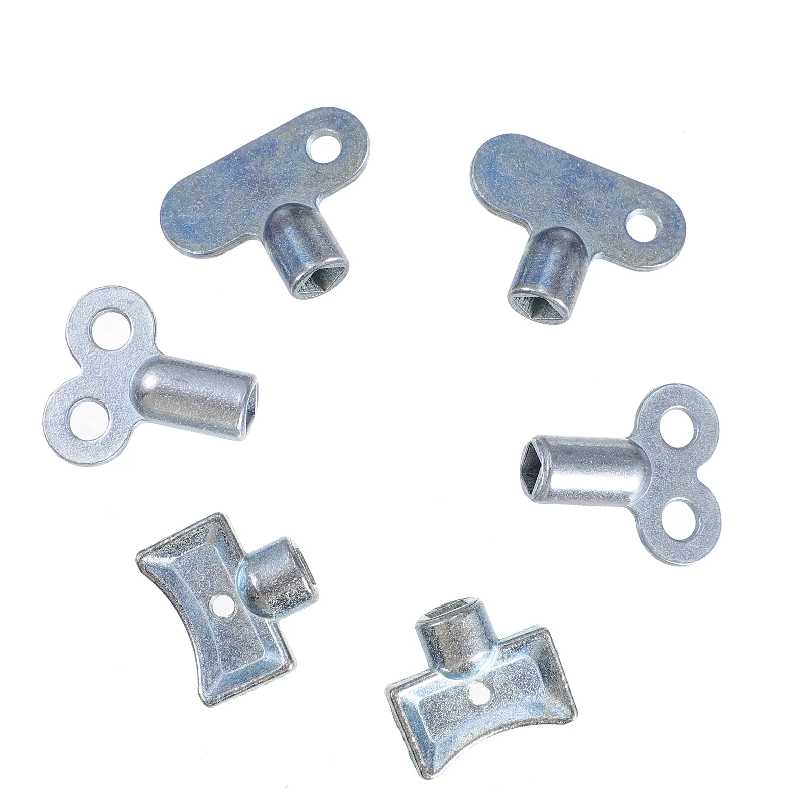 

6 Pcs Exhaust Valve Key Radiator Valves Bleed Water Tap Wrench Good Compatibility Keys Zinc Alloy Air