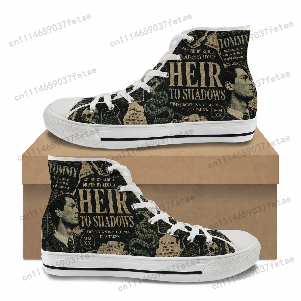 Tom Riddle Low Top High Quality Sneakers Teenager Canvas Sneaker Mens Womens Casual Couple Shoes Customization Shoe