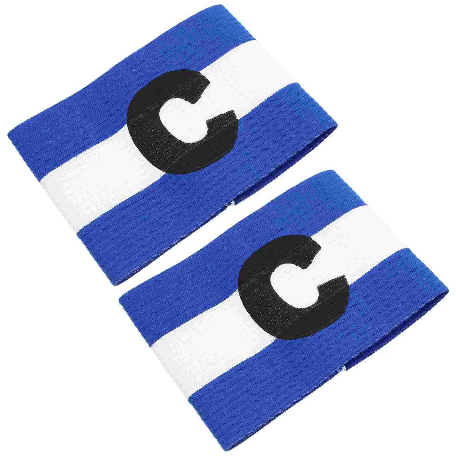 2pcs Nylon Captain Armbands Football C-mark Captain Bands Sports leader armband soccer captain armband