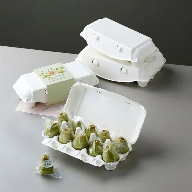 4-hole 6-hole 10 Holes 15 Holes Shock-absorbing Grille Egg Storage Bracket Box Environmentally Friendly Biodegradable Egg Tray