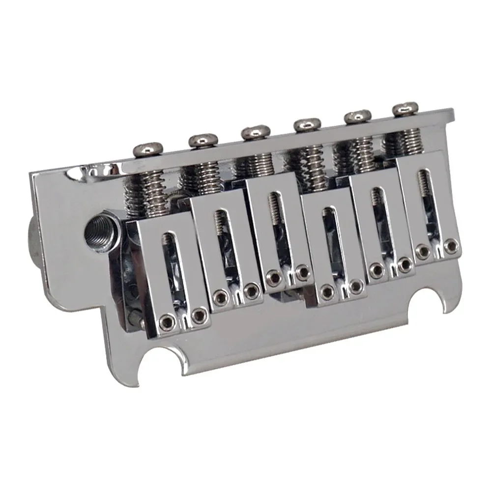 Reliable Electric Guitar Replacement Tremolo Bridge System Thickened Base 6 String Saddle Durable Construction