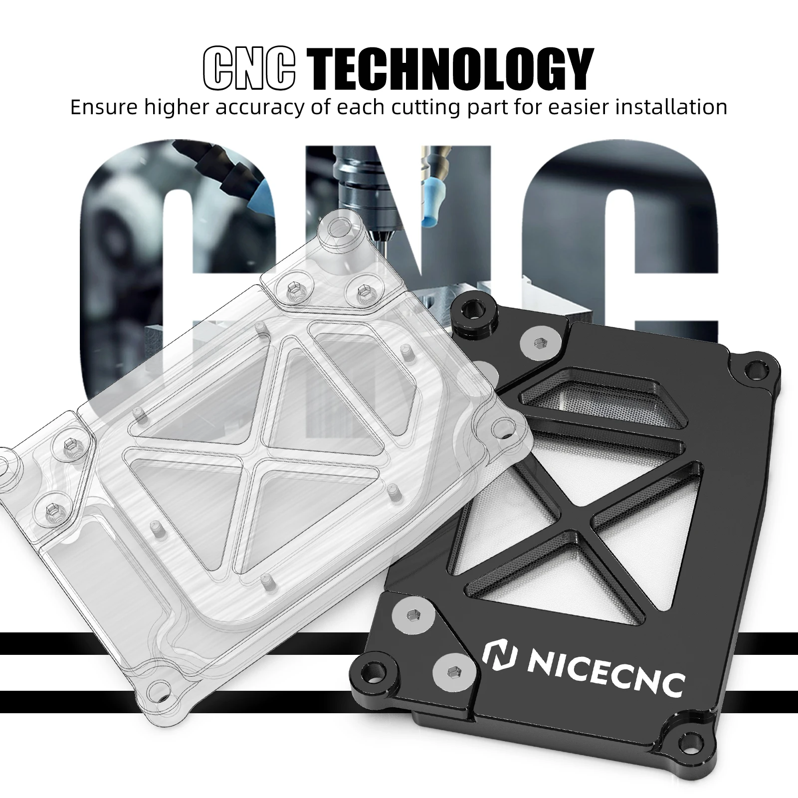 NICECNC For Yamaha Tenere 700 2020-2024 Motorcycle Air Filter Box Cover For Yamaha Tenere 700 XTZ07 XTZ700 2020-2024 - Image 4