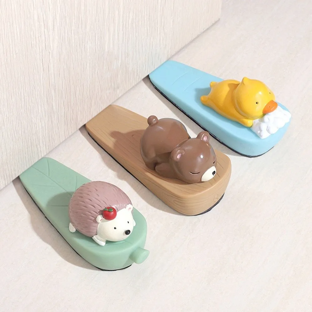 المحمولة الحيوان الباب سدادة منع الاصطدام القنفذ لطيف الباب وقف الدب جرو يندبروف الباب سدادة ديكور المنزل #2