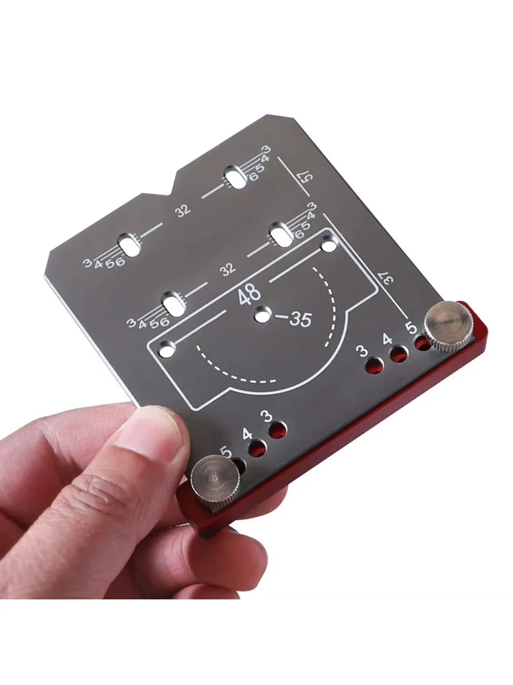 35mm Woodworking Hinge Hole Opener Punch Tool for Quick Precise Drilling & Mounting with Punch Locator And Limiting Frame