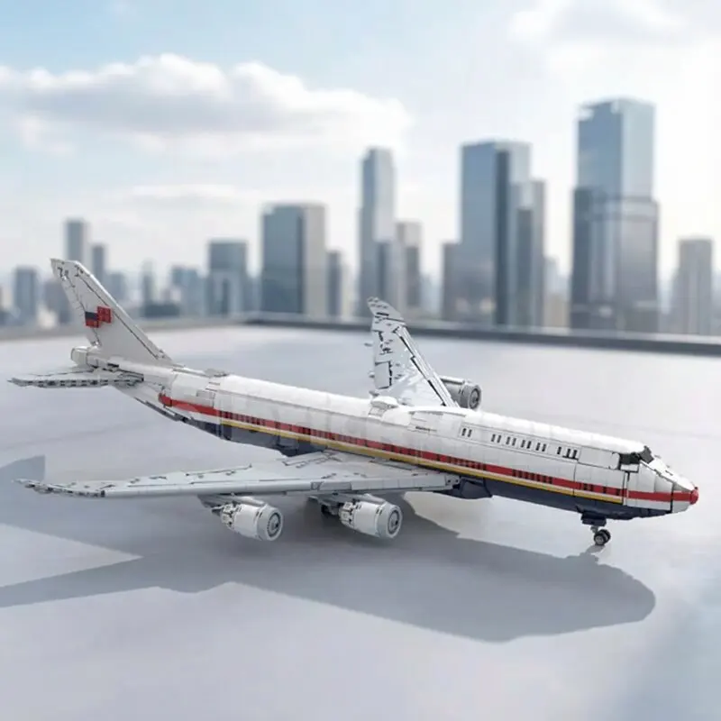 MOC 267018 Neues Air Force One VC 25B Flugzeugmodell Bausteine Kleine Partikel Heimische Bausteine Spielzeug Ausstellungsdekoration Geschenke – Detail 1