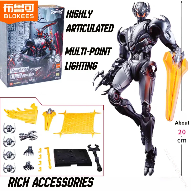 Original Blokees Marvel Rivals Legend Edition Ultron Assembly Model Objects Gift Toys Action Figure Movable 2026 New