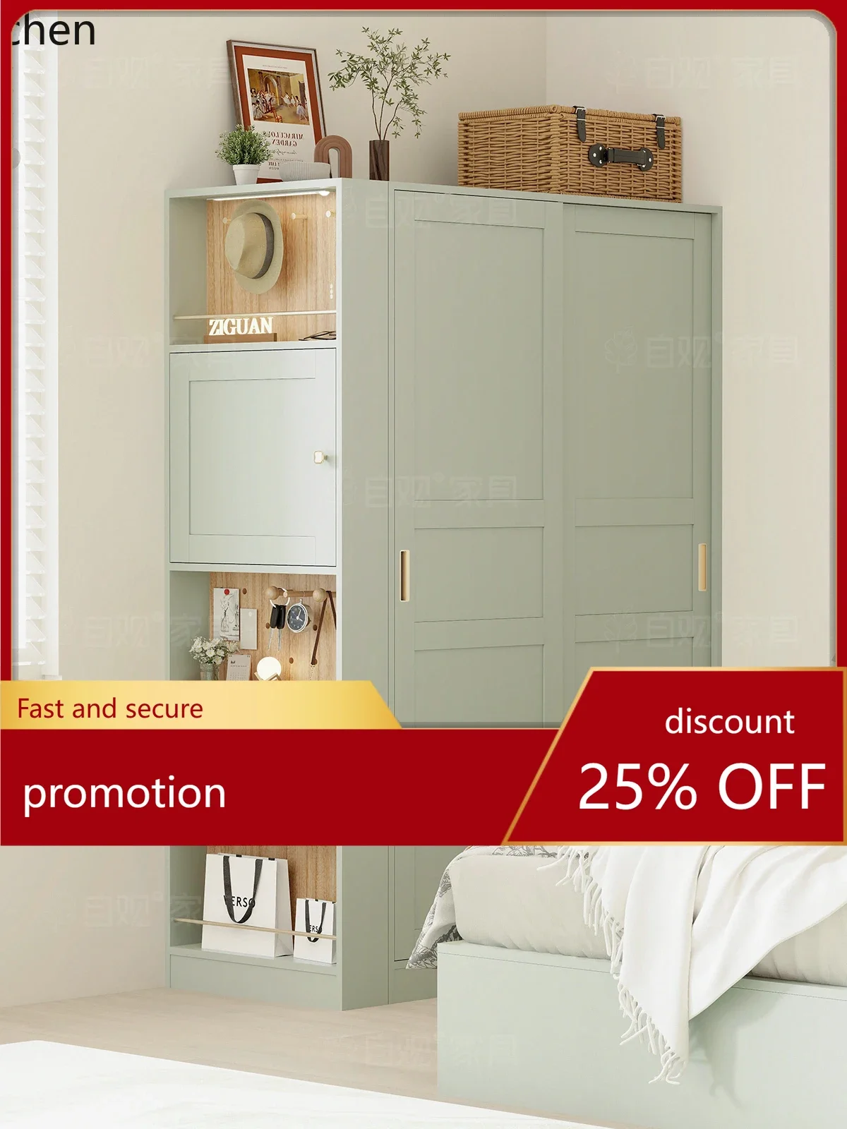 

HXL Шкаф для дома, спальни, напольный шкаф, гардеробная, раздвижная дверь для хранения вещей