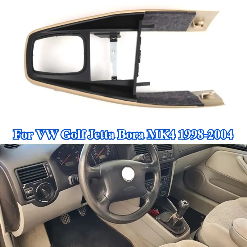 Car Armrest Box Central Channel For VW Golf Jetta Bora MK4 1998-2000 2001 2002 2003 2004 Auto Center Console Middle Tunnel Trim view 4