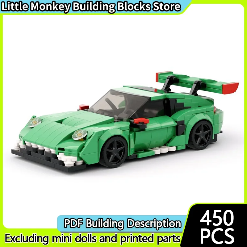 

Speed Racing Car Model MOC Building Bricks GT3 R High-Performance Racing Modular Technology Children Holiday Gifts Assemble Toys