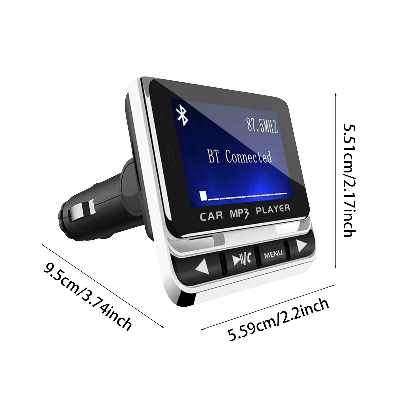 

BLH6050 Audio Adapter Car Wireless MP3 Player Car Audio With 1.4 Inches Screen