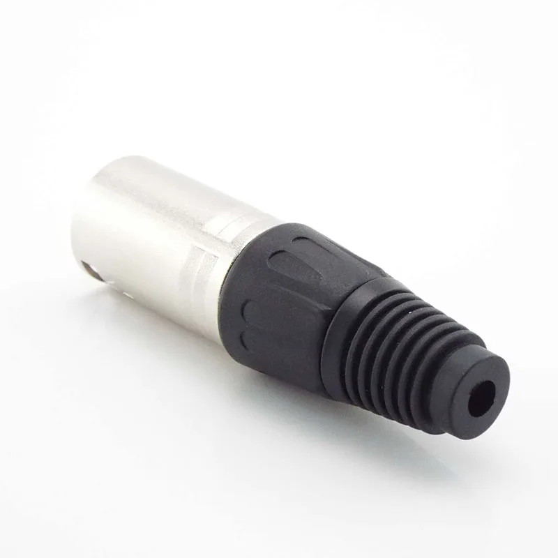 XLR 3Pin ميكروفون كابل الصوت التوصيل الذكور والإناث 3-core محطات موصل #5