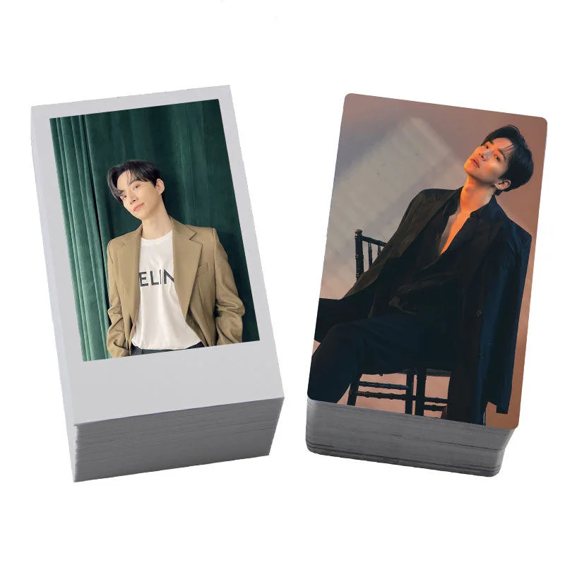 100PC No Repeat Korean Popular Singer Lee Junho Music Concert HD Poster Lomo Cards Li Junhao Lifestyle Pictures DIY Card Sticker