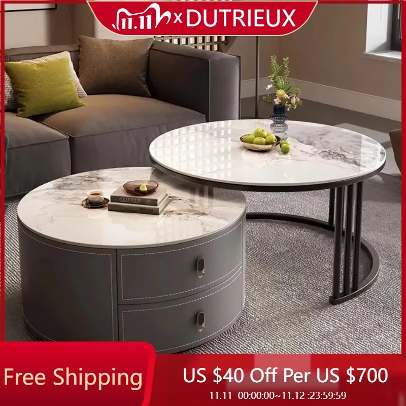 

Decoration Creative Coffee Tables Luxury Design Aesthetic Minimalist Coffee Tables Modern Unique Mesas Bajas Trendy Furniture