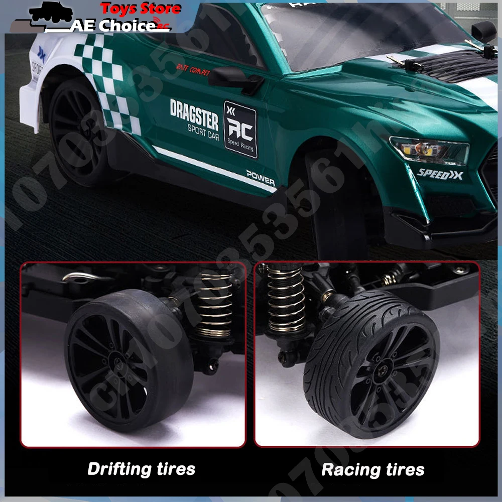 Drift RC Racing Car 1/14 Ford Mustang RC Car High Speed 2.4G 4WD Drift Remote Control Muscle Car Toys for Boys