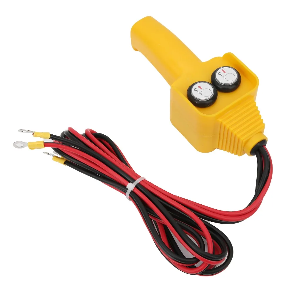 12V Voltage Winch Wired Controller 1500-5000lbs Capacity Push Button Style Winch Hand Control Assembly