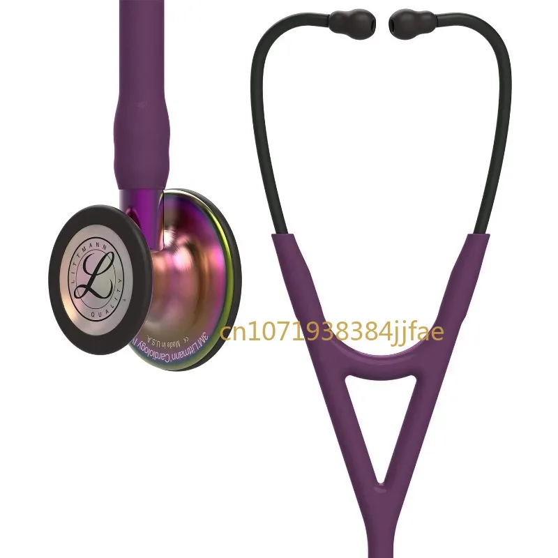 

6205 3M Littmann Cardiology IV Stethoscope, 6205, Plum Tube, Rainbow Chestpiece Violet Stem