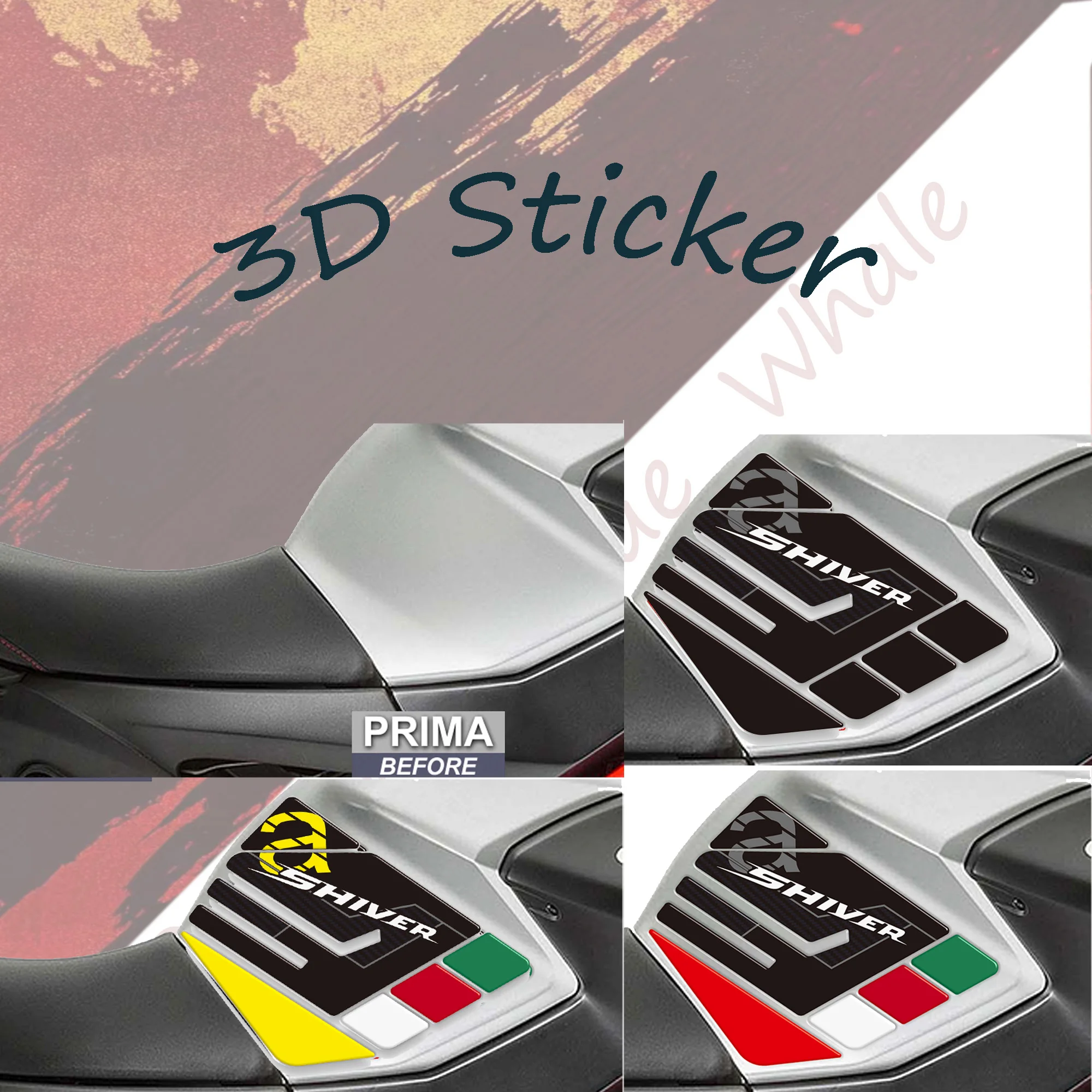 

Motorcycle Stickers kit For Aprilia SL 750 900 Shiver Tank Pad Grips Gas Fuel Oil Kit Knee 3D Stickers Decal Protector 2018-2023