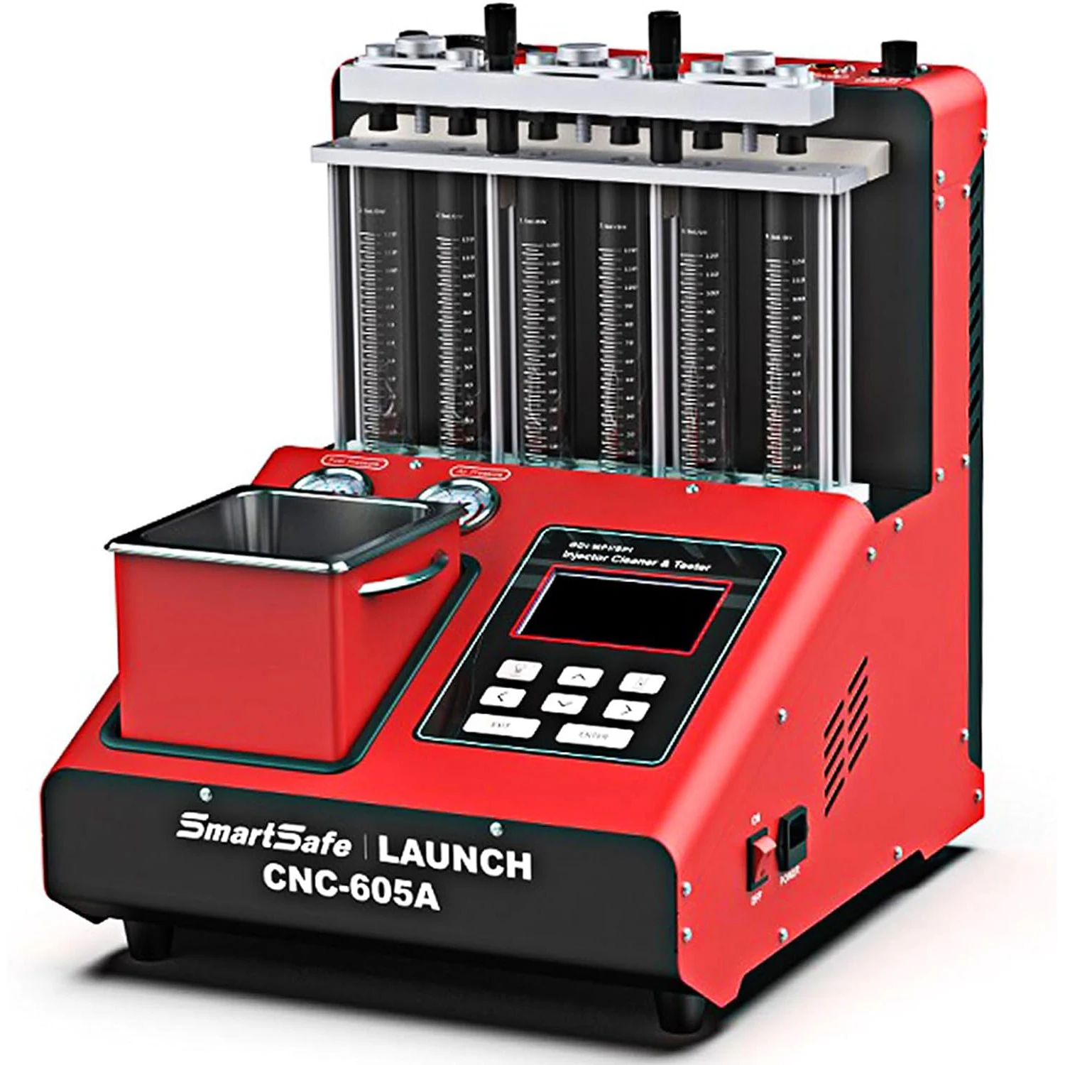 

CNC605A GDI Очиститель и тестер топливных форсунок Профессиональная 6-цилиндровая ультразвуковая машина для очистки форсунок GDI EFI SFI